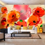 Papier peint  Velvet poppies