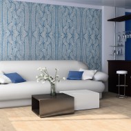 Papier peint XXL  Pull bleu