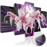 Tableau sur verre acrylique  Violet Inspiration [Glass]