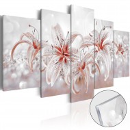 Tableau sur verre acrylique  Flowery Saga [Glass]