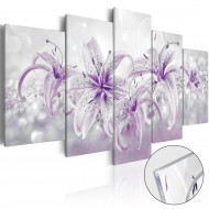 Tableau sur verre acrylique  Purple Graces [Glass]