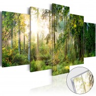 Tableau sur verre acrylique  Green Sanctuary [Glass]