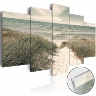 Tableau sur verre acrylique  Quiet Beach [Glass]