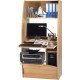 Armoire Informatique Galbée Largeur 80 cm wengé