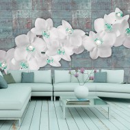 Papier peint  Orchids with pearls