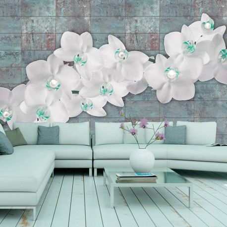 Papier peint  Orchids with pearls