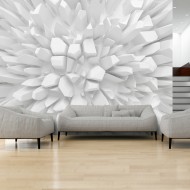 Papier peint  White dahlia