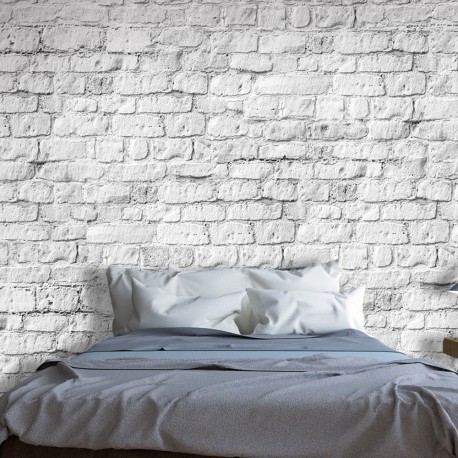 Papier peint  White brick