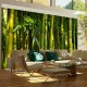 Papier peint  Forêt de bambous asiatique