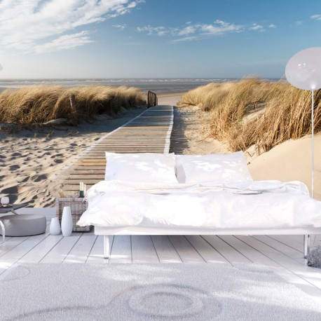 Papier peint  Plage  Mer du Nord, Langeoog