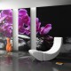 Papier peint  Moment de détente  orchidée et pierres zen