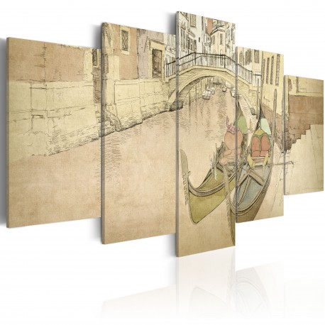 Tableau  Venise et gondoles