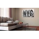 Tableau  New York (noir et blanc)