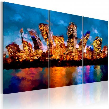 Tableau  Mad city  triptych
