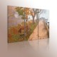 Tableau  Promenade dautomne  triptyque