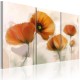 Tableau  Coquelicots artistiques  triptyque