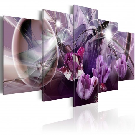 Tableau  Purple of tulips