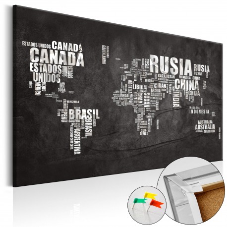 Tableau en liège  Spanish Geography (ES) [Cork Map]
