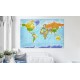 Tableau en liège  World Map Countries Flags [Cork Map]