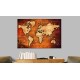 Tableau en liège  Amber World [Cork Map]
