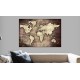 Tableau en liège  Precious World [Cork Map]