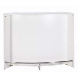 Meuble Bar, Meuble Comptoir Blanc 135 cm