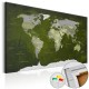 Tableau en liège  Malachite World [Cork Map]