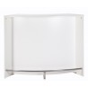 Meuble Bar Blanc 2 Portes Drapeau Suisse