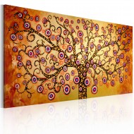 Tableau peint à la main  Arbre de paon