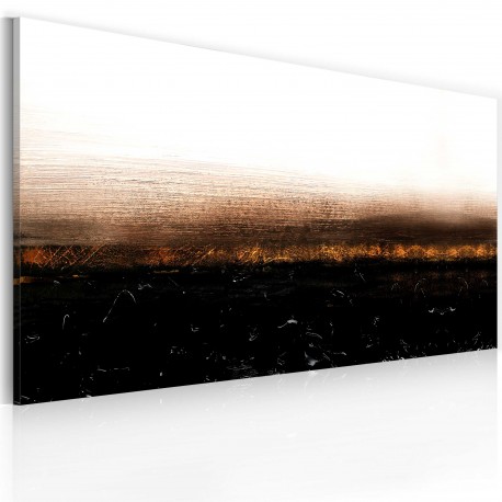 Tableau peint à la main  Black soil (Abstraction)
