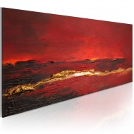 Tableau peint à la main  Rougeur de locéan