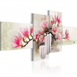 Tableau peint à la main - Parfum de magnolias