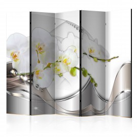 Paravent 5 volets - Pearl Dance of Orchids II [Room Dividers]