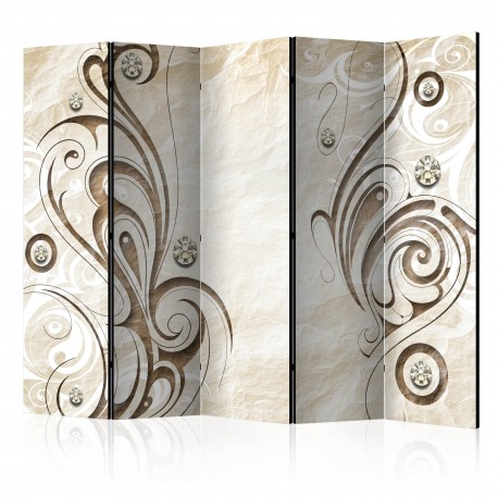 Paravent 5 volets  Stone Butterfly II [Room Dividers]