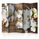 Paravent 5 volets  Forest Orchid II [Room Dividers]