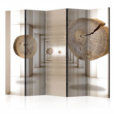 Paravent 5 volets  Futuristic Forest II [Room Dividers]