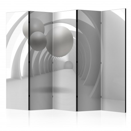 Paravent 5 volets  White Tunnel II [Room Dividers]