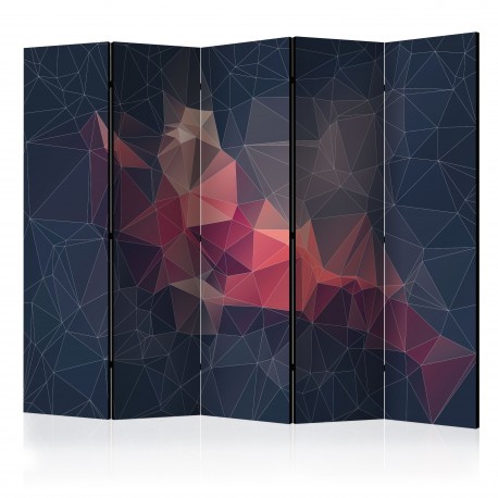 Paravent 5 volets  Abstract Bird II [Room Dividers]