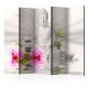 Paravent 5 volets  Buddha and Orchids II [Room Dividers]