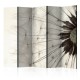 Paravent 5 volets  White Dandelion II [Room Dividers]
