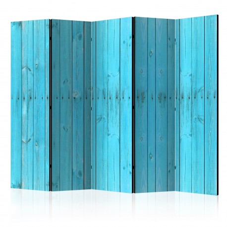 Paravent 5 volets  The Blue Boards II [Room Dividers]