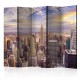 Paravent 5 volets  New York Morning II [Room Dividers]