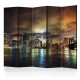 Paravent 5 volets  New York Sky II [Room Dividers]