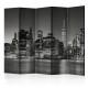 Paravent 5 volets  New York Nights II [Room Dividers]