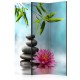 Paravent 3 volets  Water Lily and Zen Stones [Room Dividers]