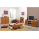 Ensemble Table basse et Meuble TV Pin miel