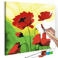 Tableau à peindre par soimême  Poppies