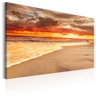 Tableau  Beach Beatiful Sunset II