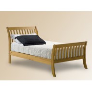 Lit 1 place 90 x 190 cm Parma Pin Miel