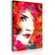 Tableau  Femme dans les coquelicots